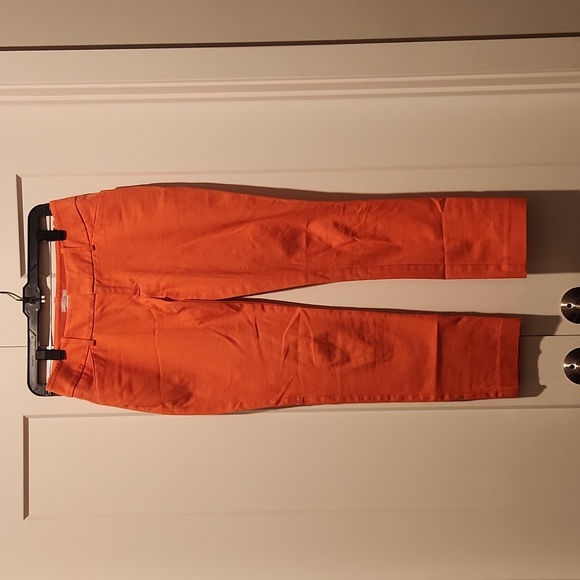Coral orange Merona stretch ankle pant - Picture 1 of 3